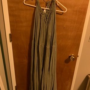 Free people ankle length summer dress small